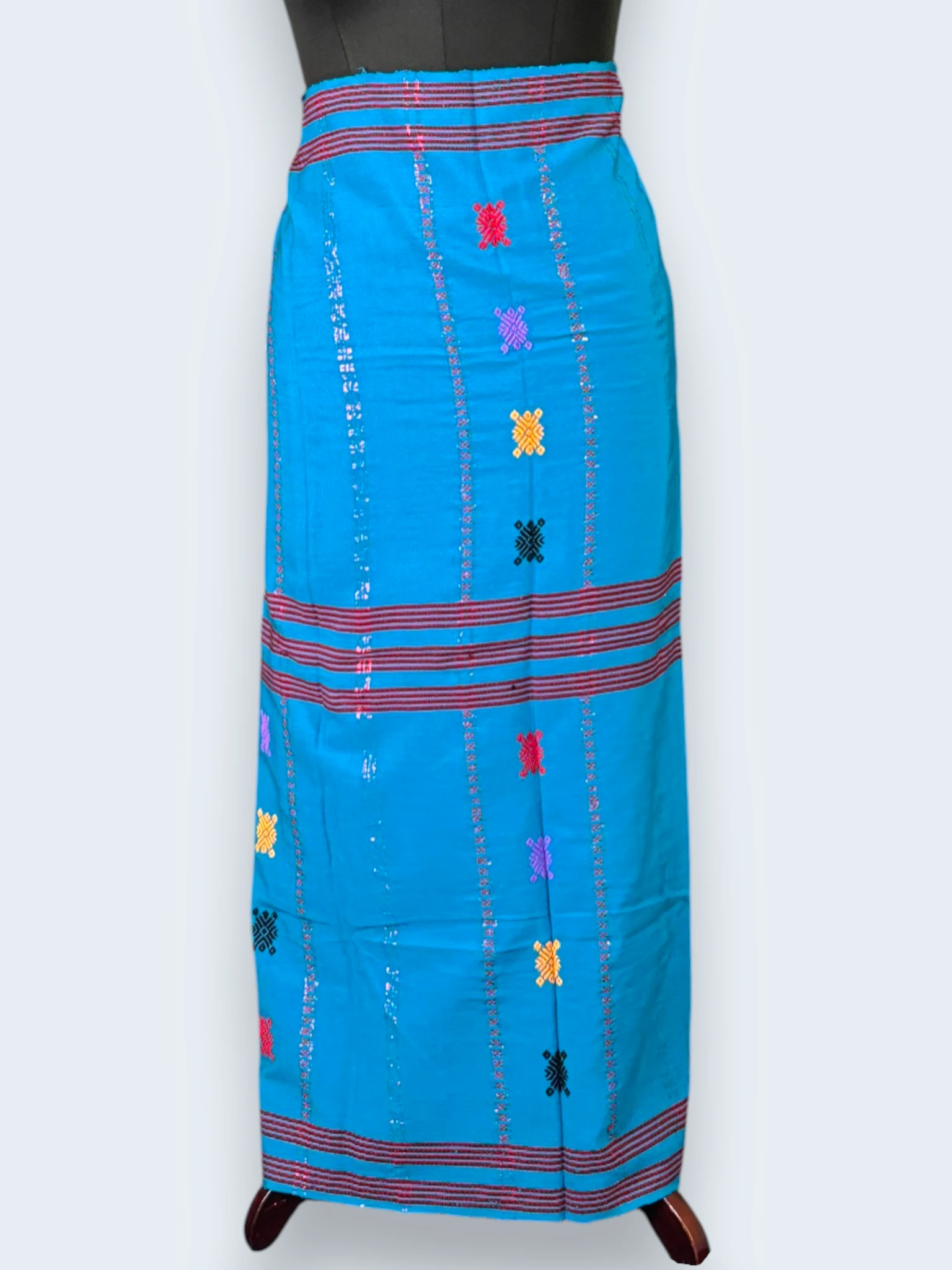 Wrapper_Tiwa_Kasong_TNE81087_2 Wrapper - Tiwa Kasong - Cotton - Blue - Image 1