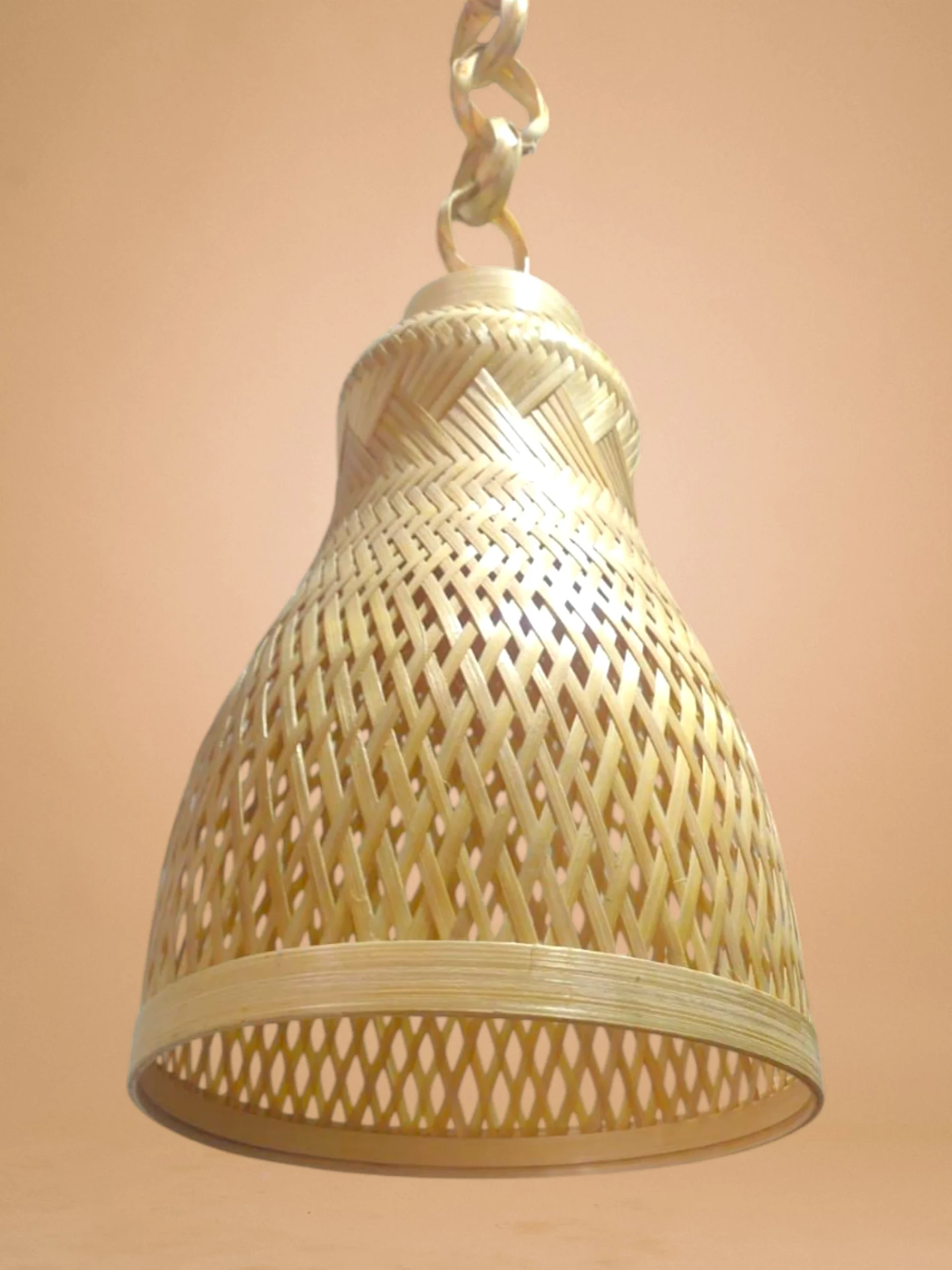 Bamboo_Lampshades_Bashiran_Begum_2 Lameshade- Bamboo Hanging Design - Image 1