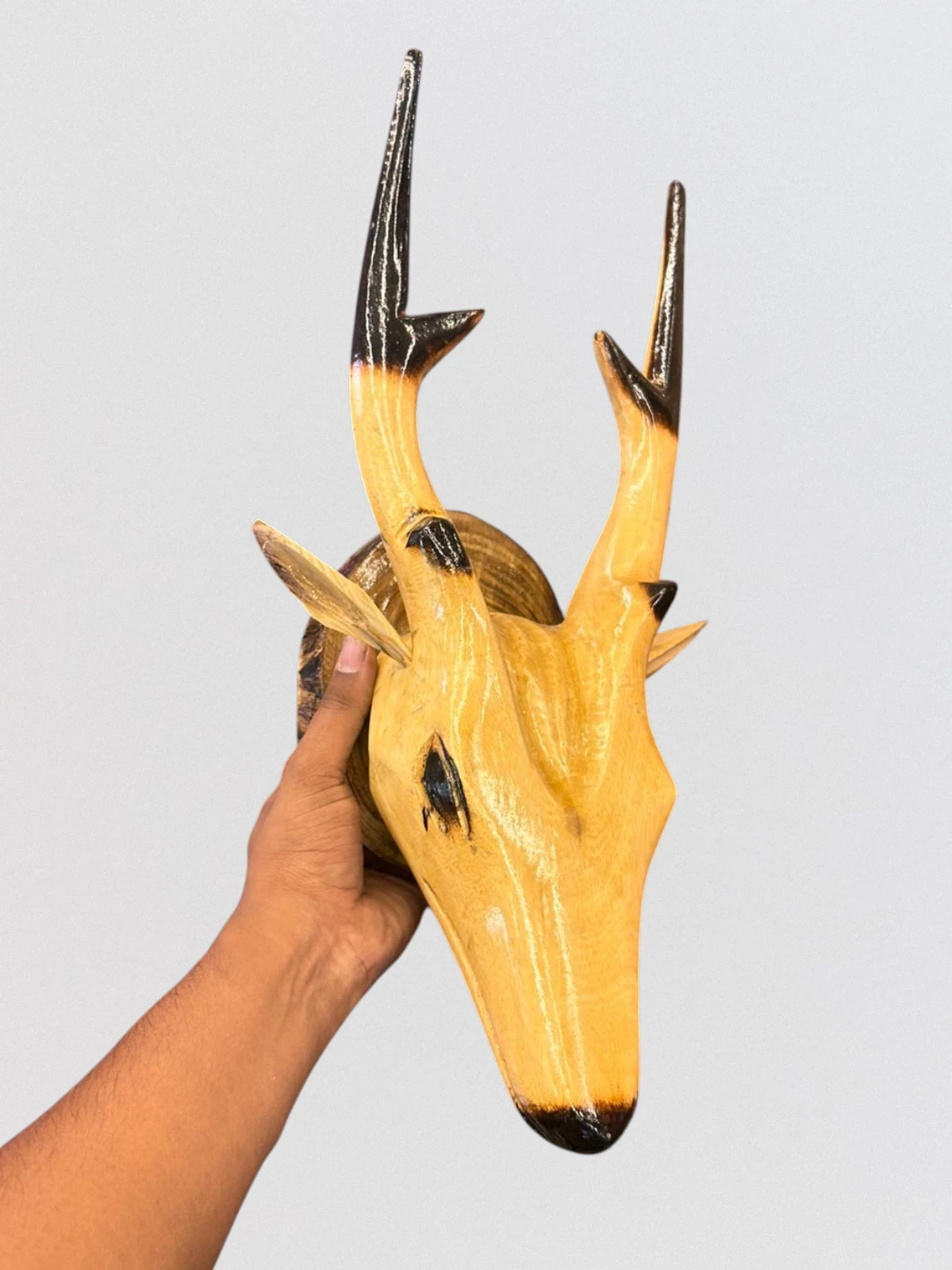 Handicrafts_LozomWoodCraft_6 Deer Wall Decor - Wood Handraft - Image 1